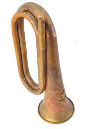 Victorian, Copper and Brass Military Bugle, Indian Kumaon Regiment
