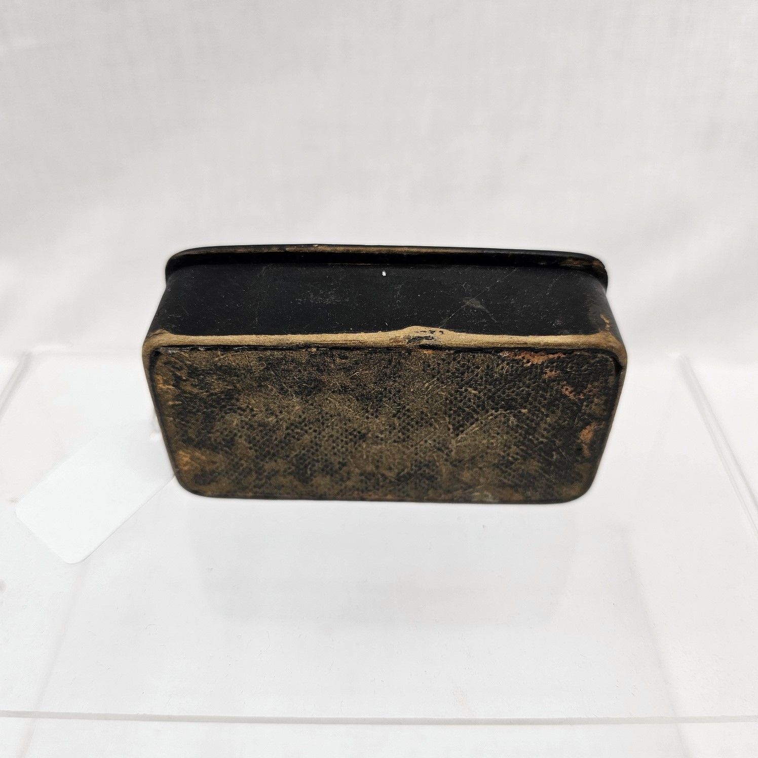 Victorian Papier Mache Snuff Box With Mother Of Pearl - Image 3