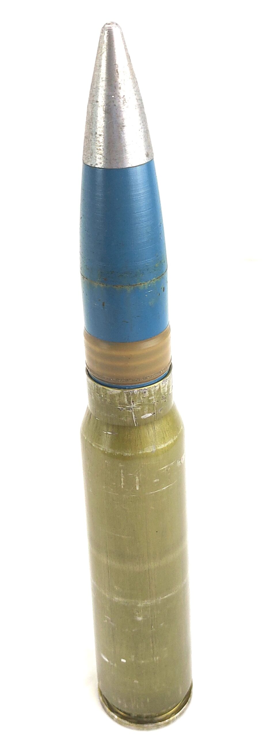 Vietnam era, 30mm PGU-16/B Practice Cannon Round, Inert, Unmarked - Image 3
