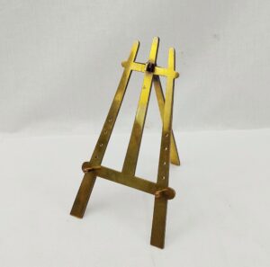 WW1 Hand Made Brass Death Penny Easel Stand