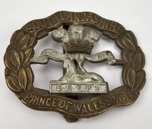 WW1 South Lancaster Regiment Cap Badge