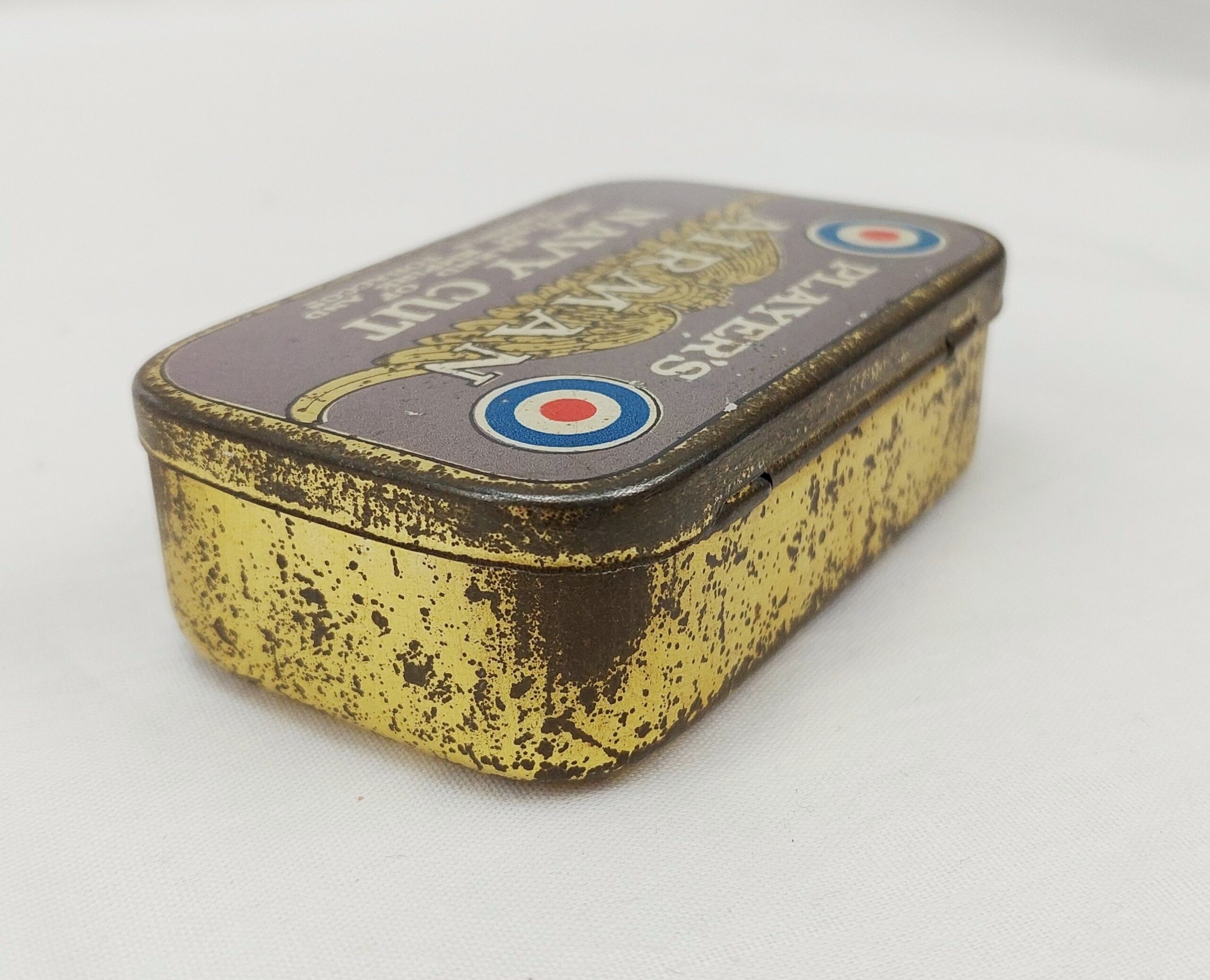 WW2 Players Airman Navy Cut Tobacco Tin - Image 3