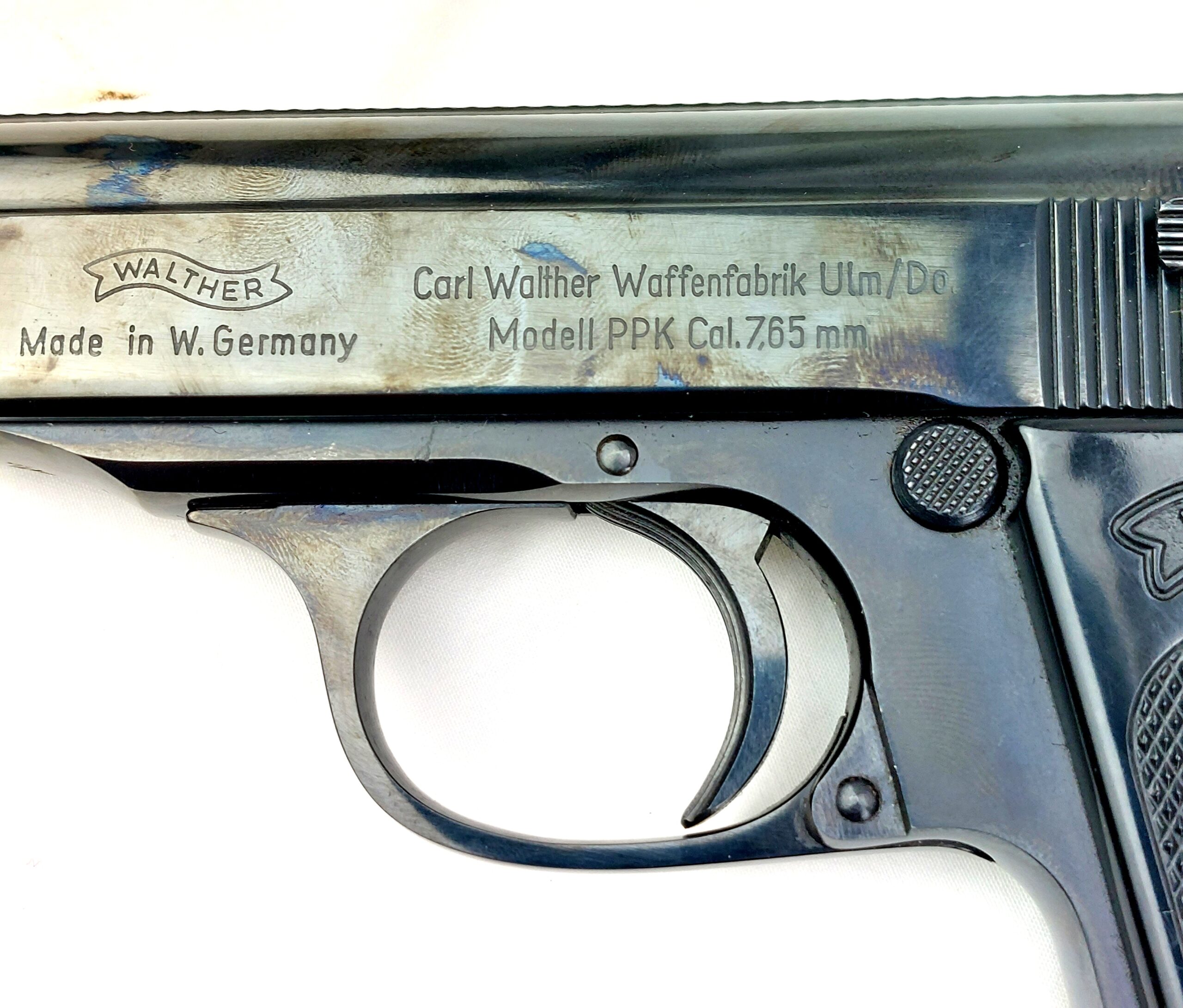 West German, 1971, Walther PPK 7.65mm, Old Spec with Original Box Target Test & Instruction Booklet, Plus Replica Silencer, Deactivated Old Spec - Image 16