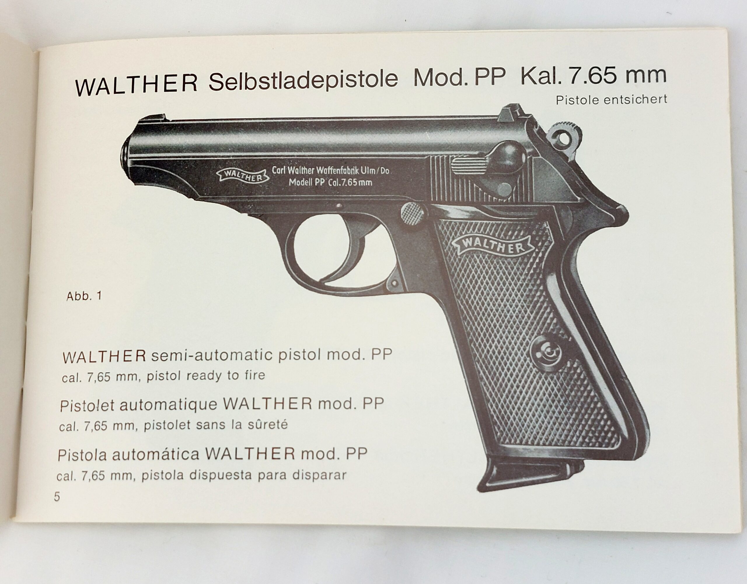 West German, 1971, Walther PPK 7.65mm, Old Spec with Original Box Target Test & Instruction Booklet, Plus Replica Silencer, Deactivated Old Spec - Image 31