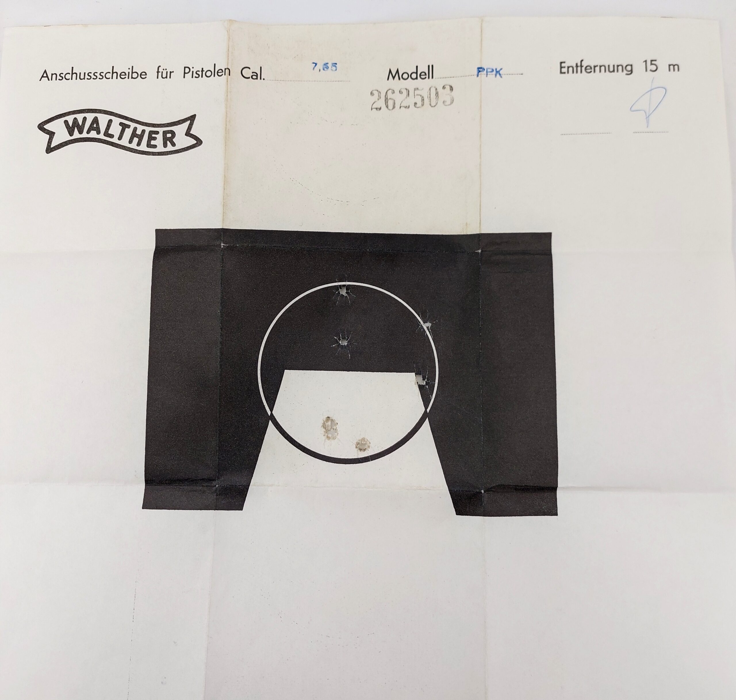 West German, 1971, Walther PPK 7.65mm, Old Spec with Original Box Target Test & Instruction Booklet, Plus Replica Silencer, Deactivated Old Spec - Image 33