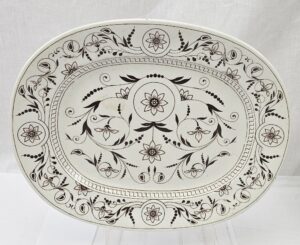 c1880 TG And FB Dresden Booths Ironstone Platter