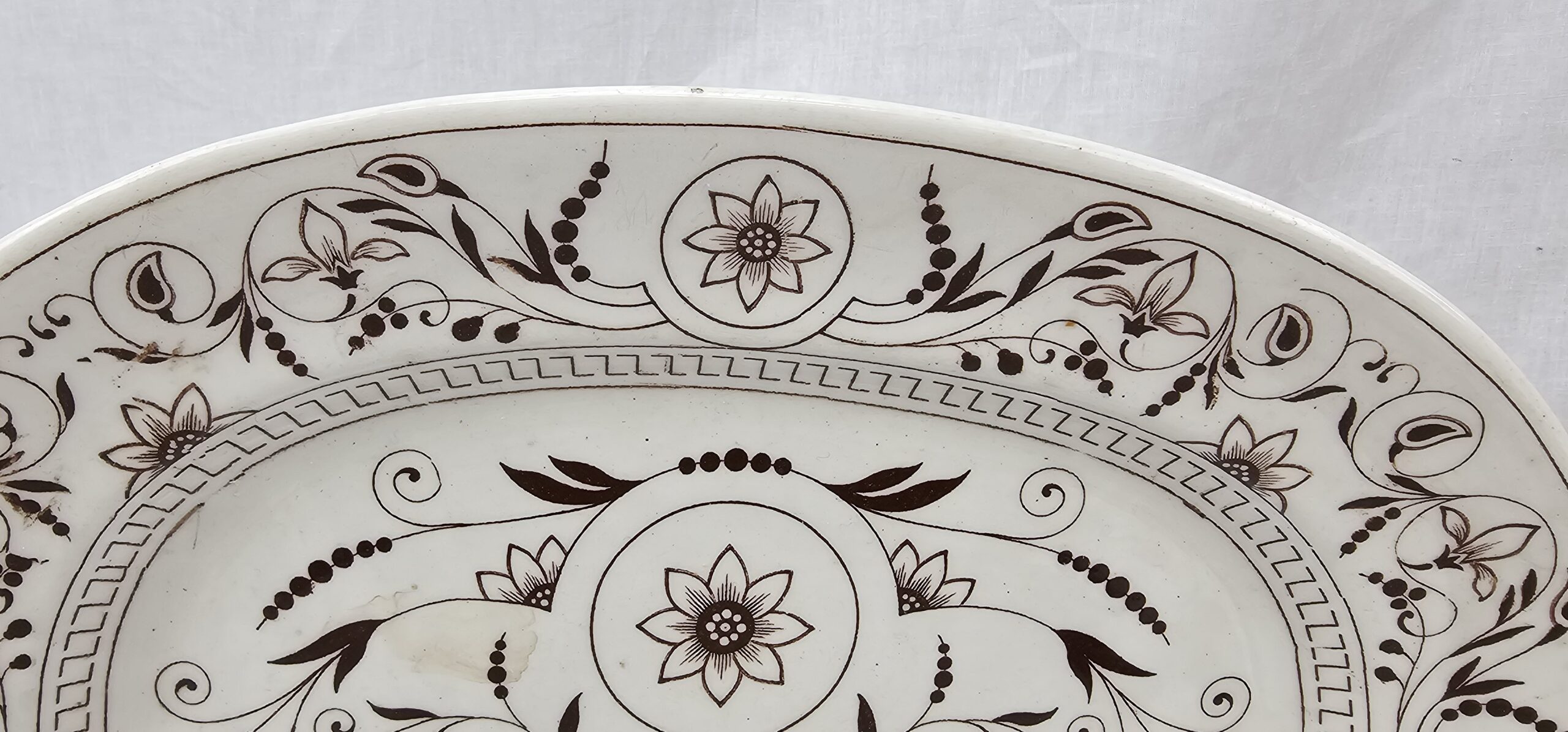 c1880 TG And FB Dresden Booths Ironstone Platter - Image 6