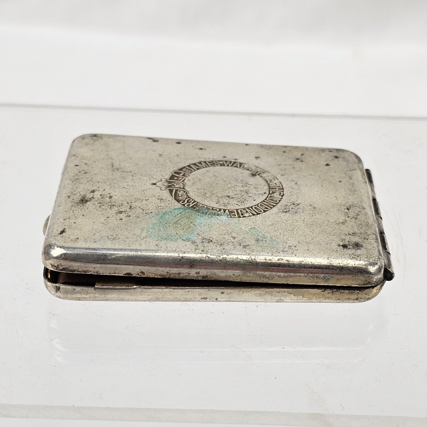 c1900 James Walker London Jewellery Advertising Match Case - Image 5