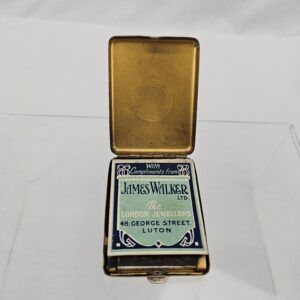c1900 James Walker London Jewellery Advertising Match Case