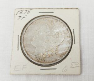 1878 US Morgan Silver Dollar EF Extremely Fine