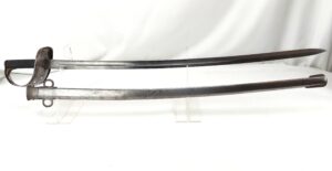 British, 1885 Pattern Pattern Cavalry Trooper's Sword (Hussars Saber) & Scabbard