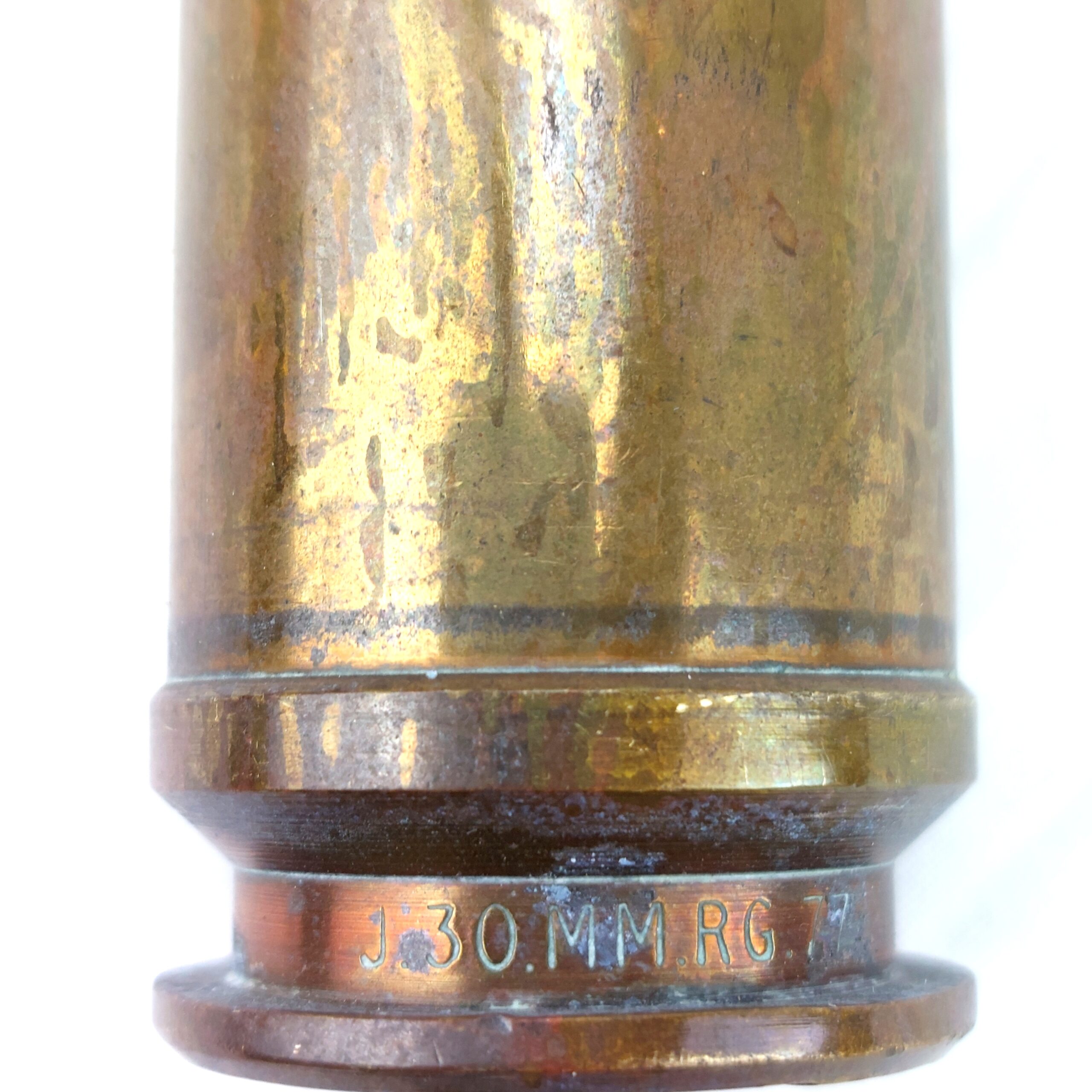 British, 1977, 30mm Aden (Armament Development, Enfield) Practice Cannon Shell, Radway Green, Inert - Image 5