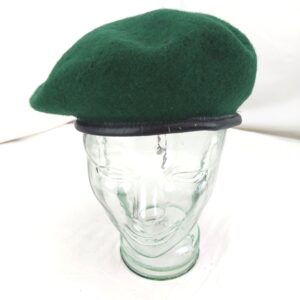 British Army, cWW2, Commando Forces Green Beret by Wynnster India, Size 7 1/4