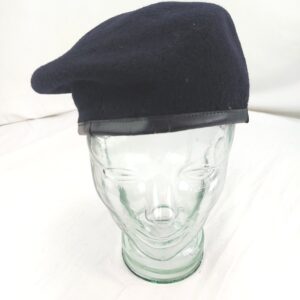 British, Royal Navy, cWW2, Black Beret, Large, Unmarked