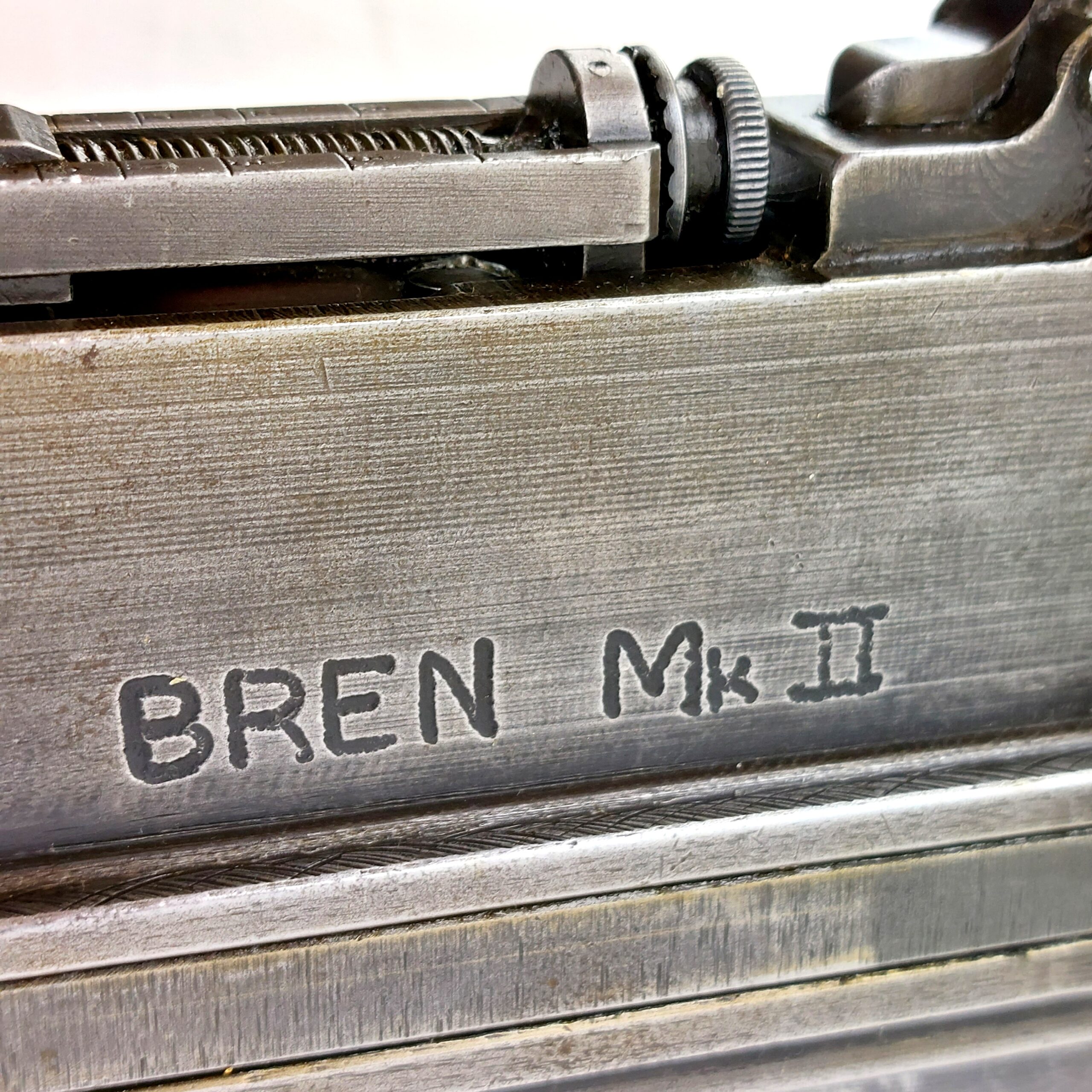 British, WW2, .303 Bren Light Machine Gun MK11, Dated 1942, Monotype Corporation, Deactivated - Image 20