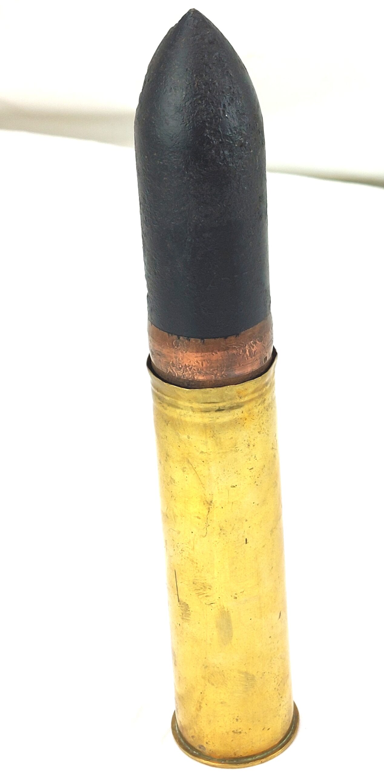 British, WW2, Naval 2 Pounder Pom Pom Round, 2PR No1 Mk II ECC, Dated 1942, Inert - Image 3