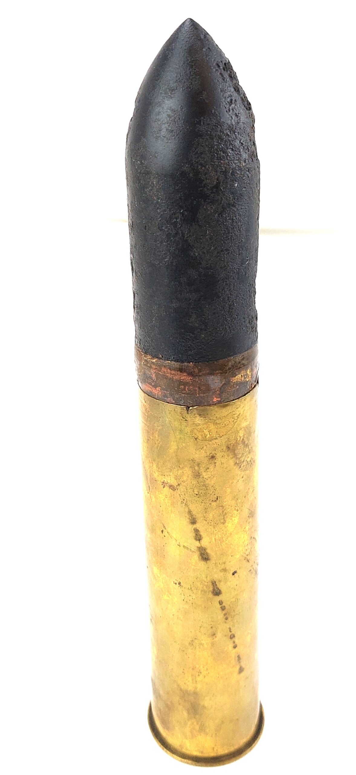 British, WW2, Naval 2 Pounder Pom Pom Round, 2PR No1 Mk II K, Dated 1939, Inert - Image 3
