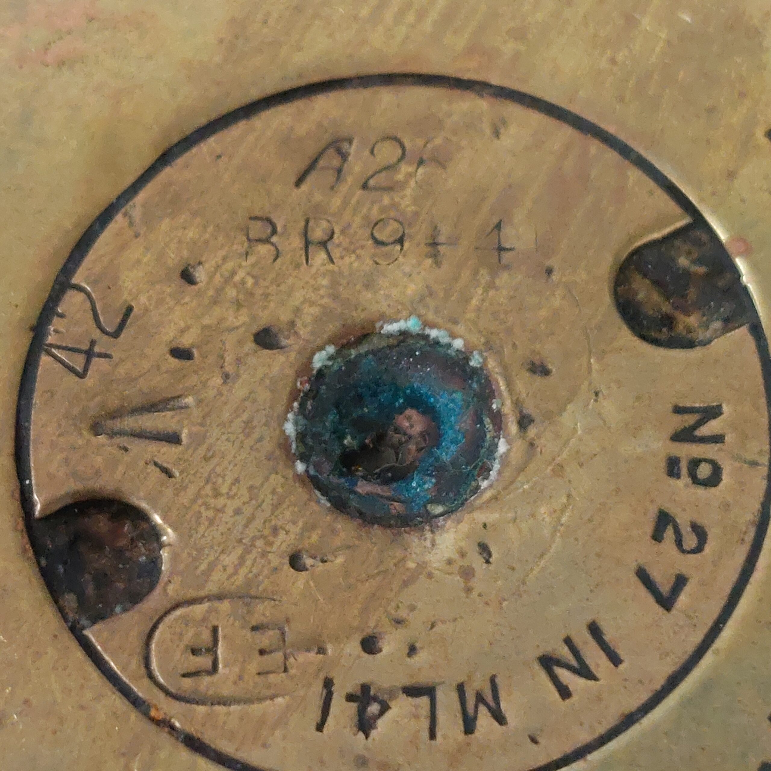 British, WW2, Naval 2 Pounder Pom Pom Round, 2PR No1 Mk II K, Dated 1939, Inert - Image 8