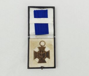 Cased WW2 German Customs And Border Long Service Medal