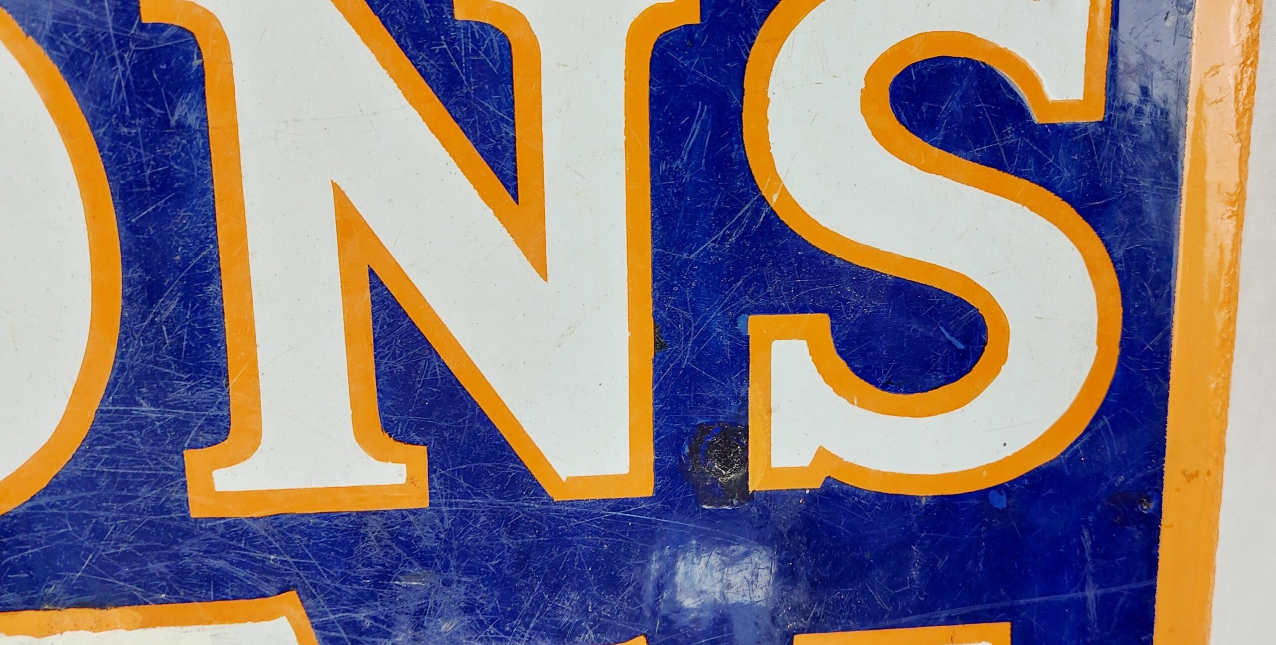 Double-Sided Enamel Advertising Sign For Lyons Tea - Image 2
