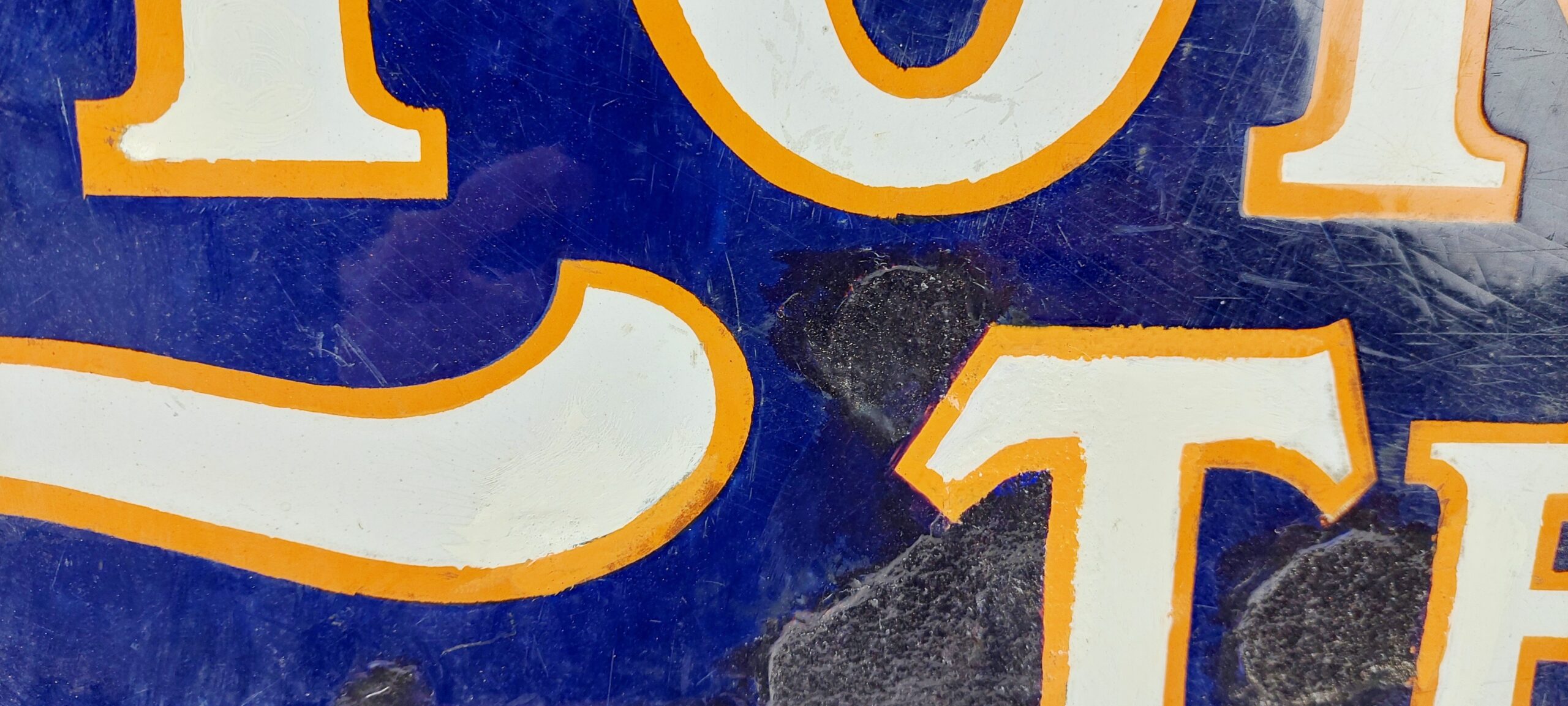 Double-Sided Enamel Advertising Sign For Lyons Tea - Image 11