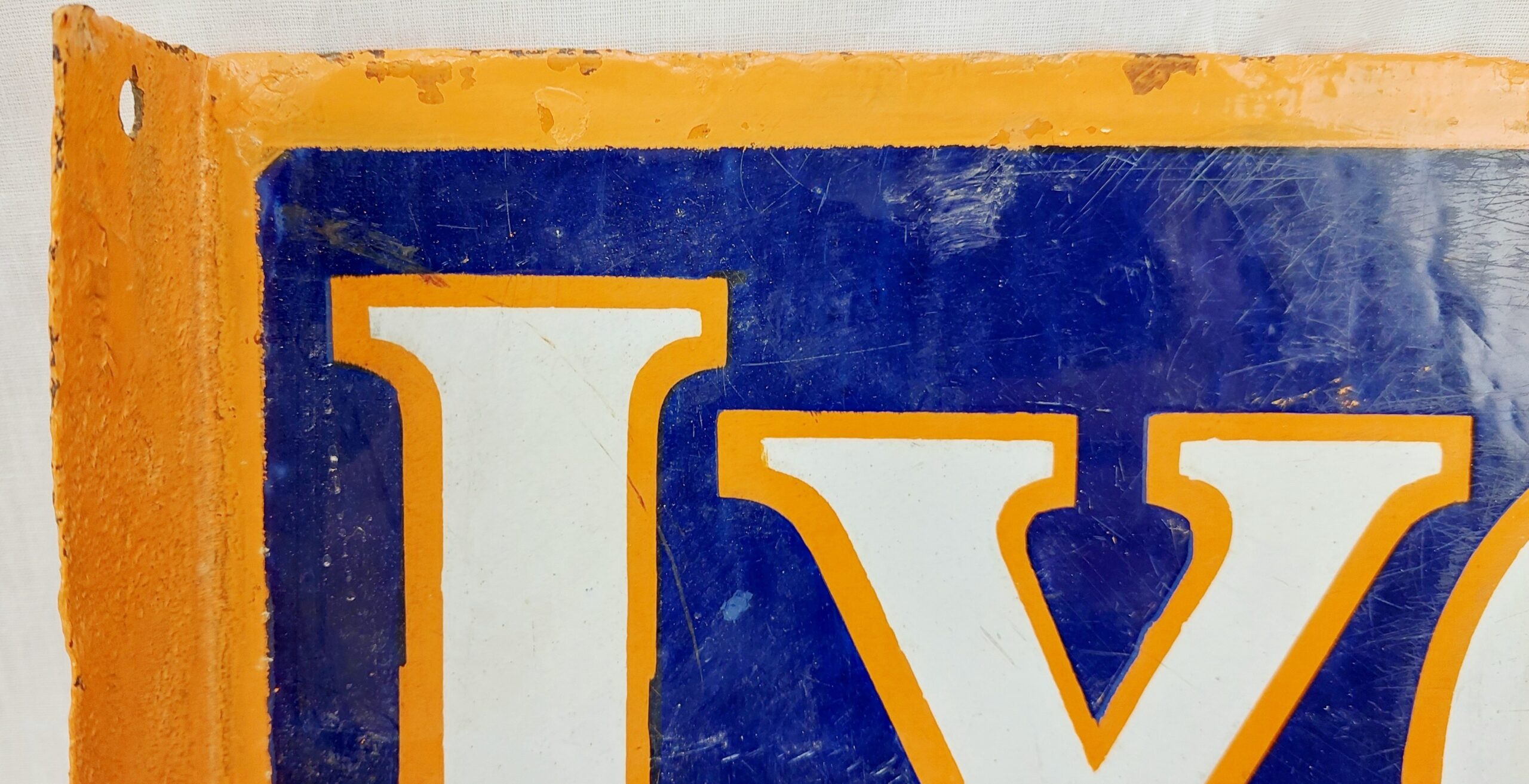 Double-Sided Enamel Advertising Sign For Lyons Tea - Image 10
