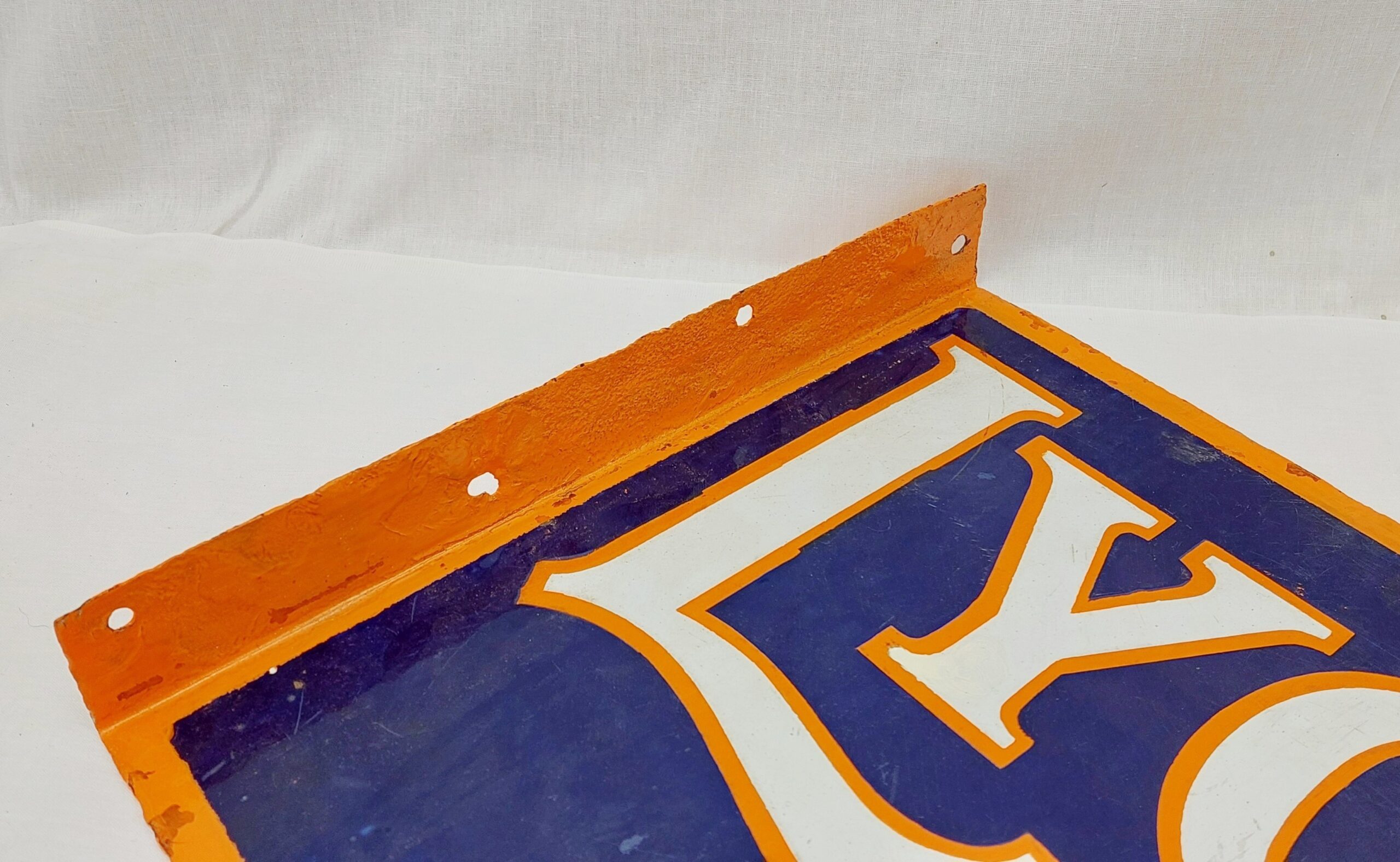 Double-Sided Enamel Advertising Sign For Lyons Tea - Image 8