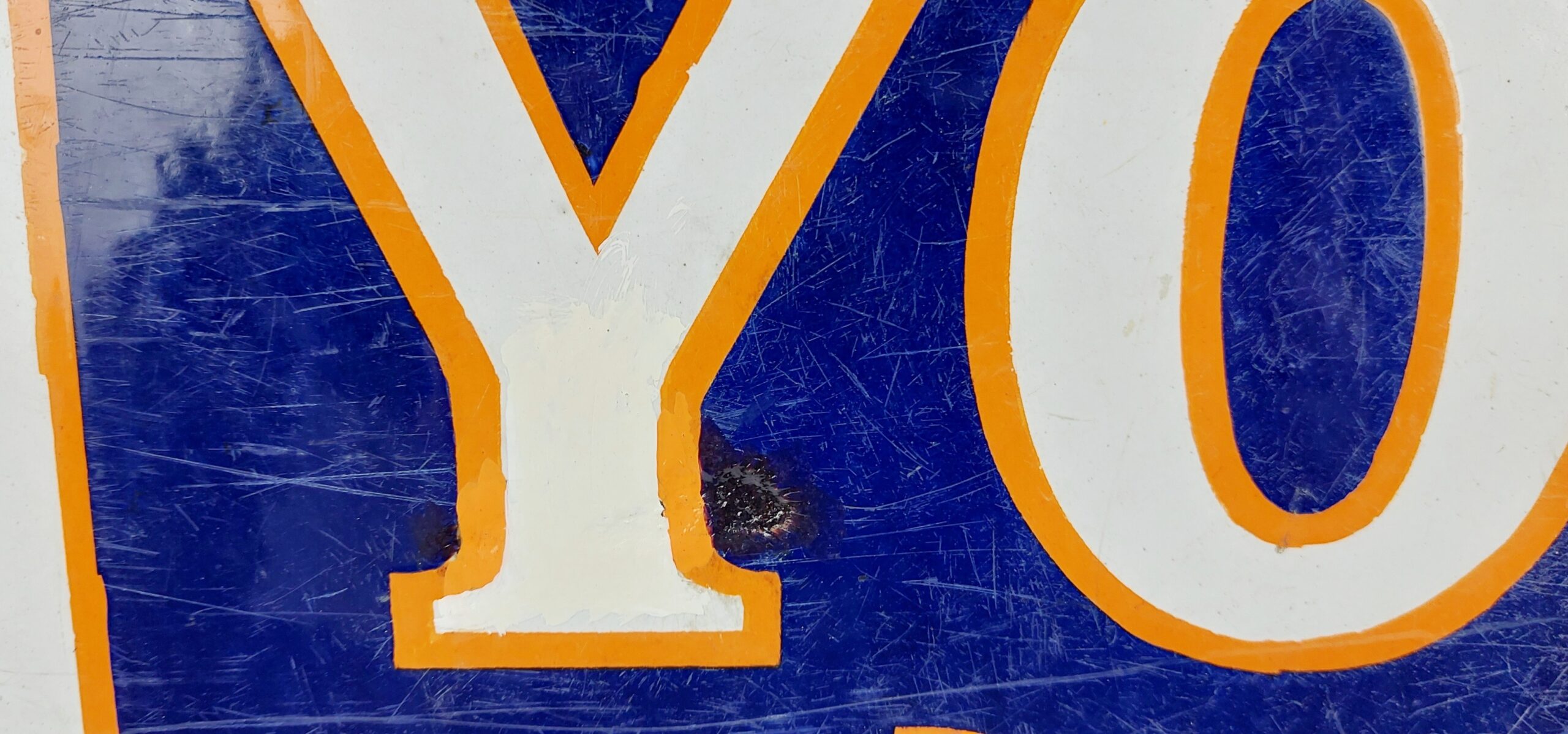 Double-Sided Enamel Advertising Sign For Lyons Tea - Image 5