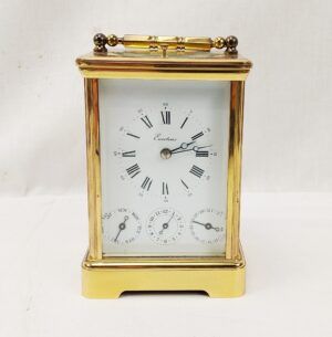 French L'Epée Strike Repeat Alarm Carriage Clock
