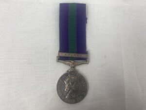 General Service Medal With Cyprus Clasp Private K. Ridgway AAC