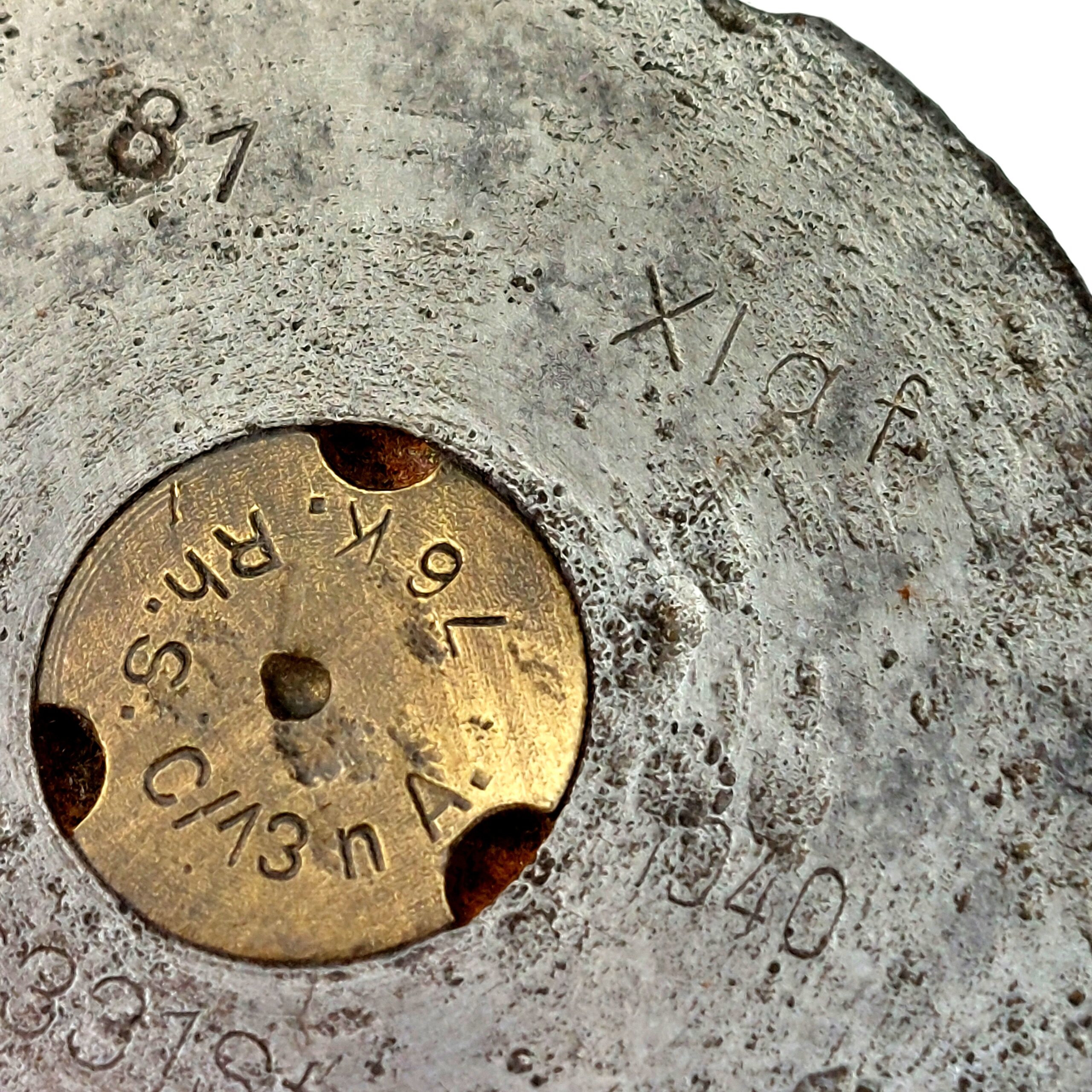 German, WW2, 37mm PAK 36 Round, XLAF 6331 ST, Dated 1940, Inert - Image 13