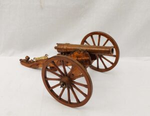 Fine Handbuilt Model Of A Napoleonic Field Gun