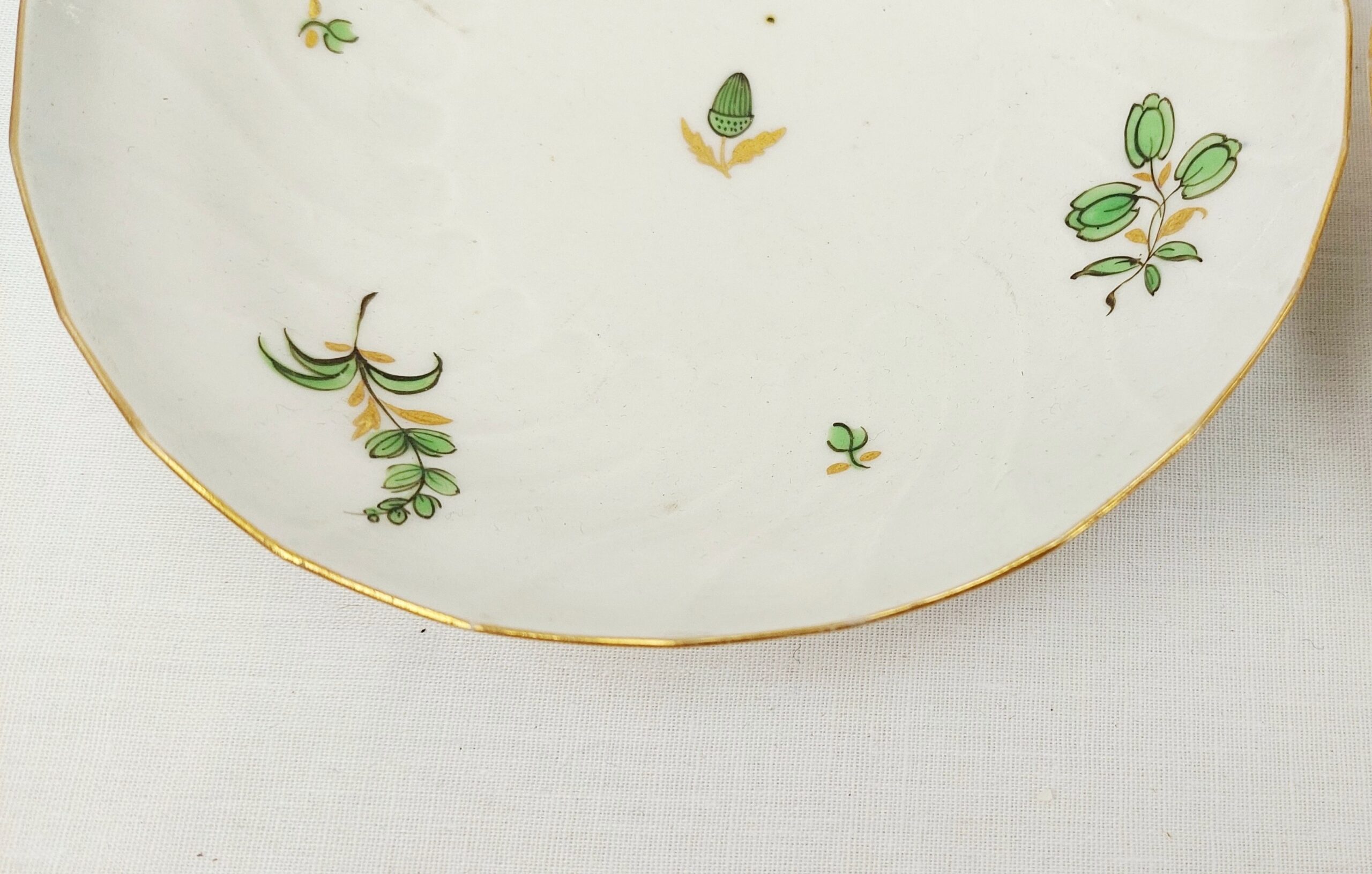 Pair of Worcester Spiral Fluted Cups & Saucers c1785 - Image 8