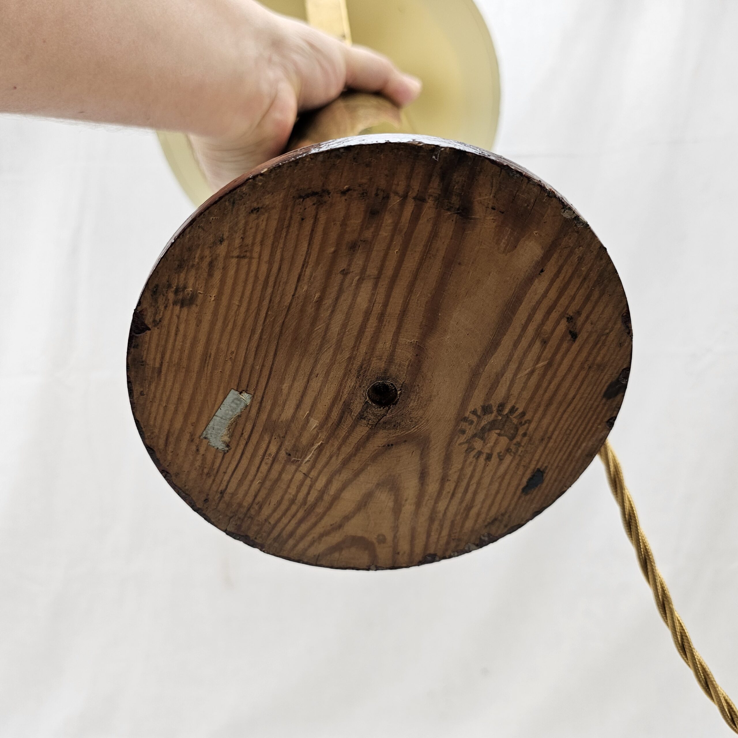 Lamp Crafted From A Brass Shell Case And Dummy Head With British Brodie Helmet Shade - Image 5