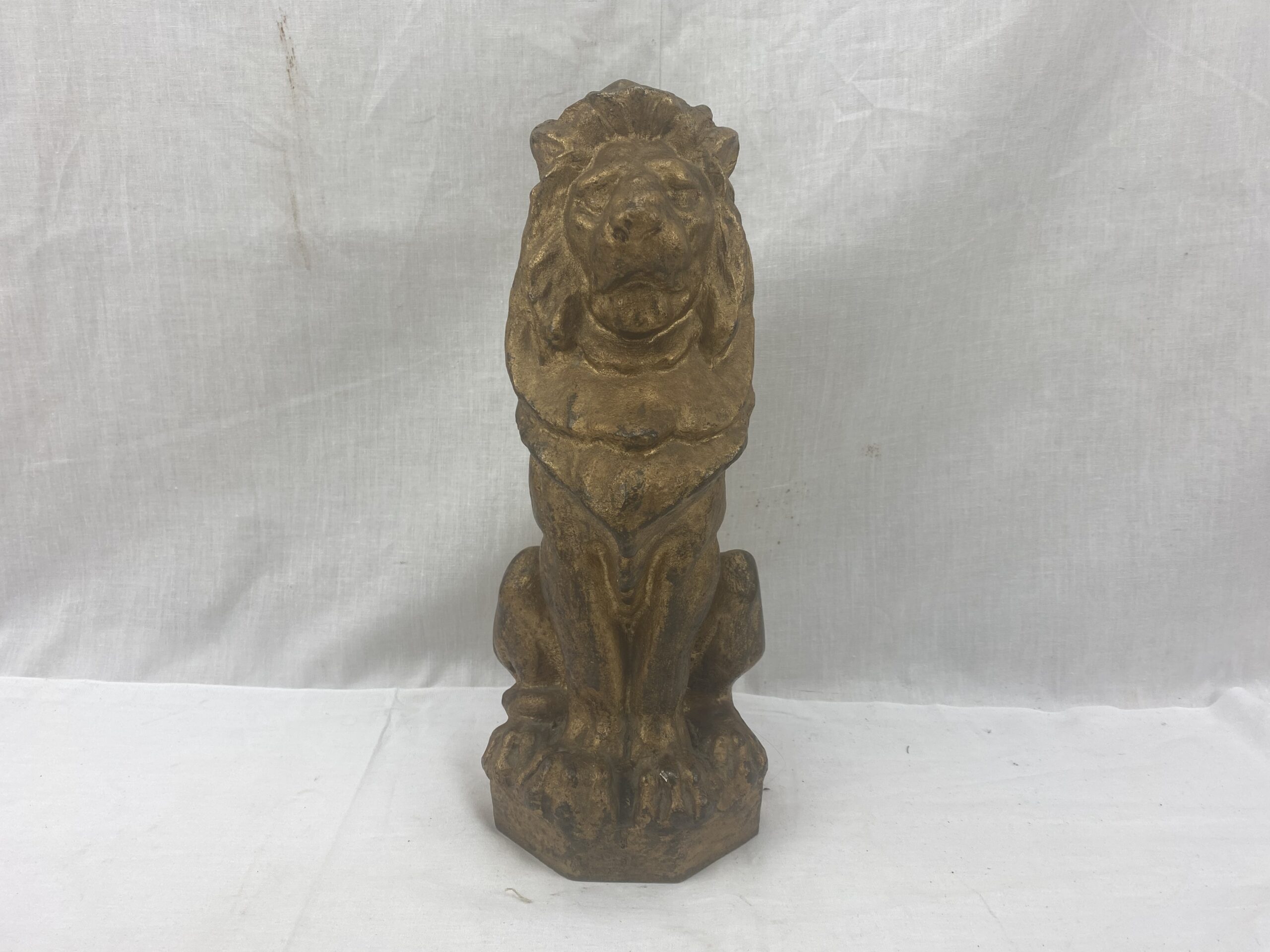 Royal Navy Bronze Sculpture 'Royalty Present' Lion Jackstaff