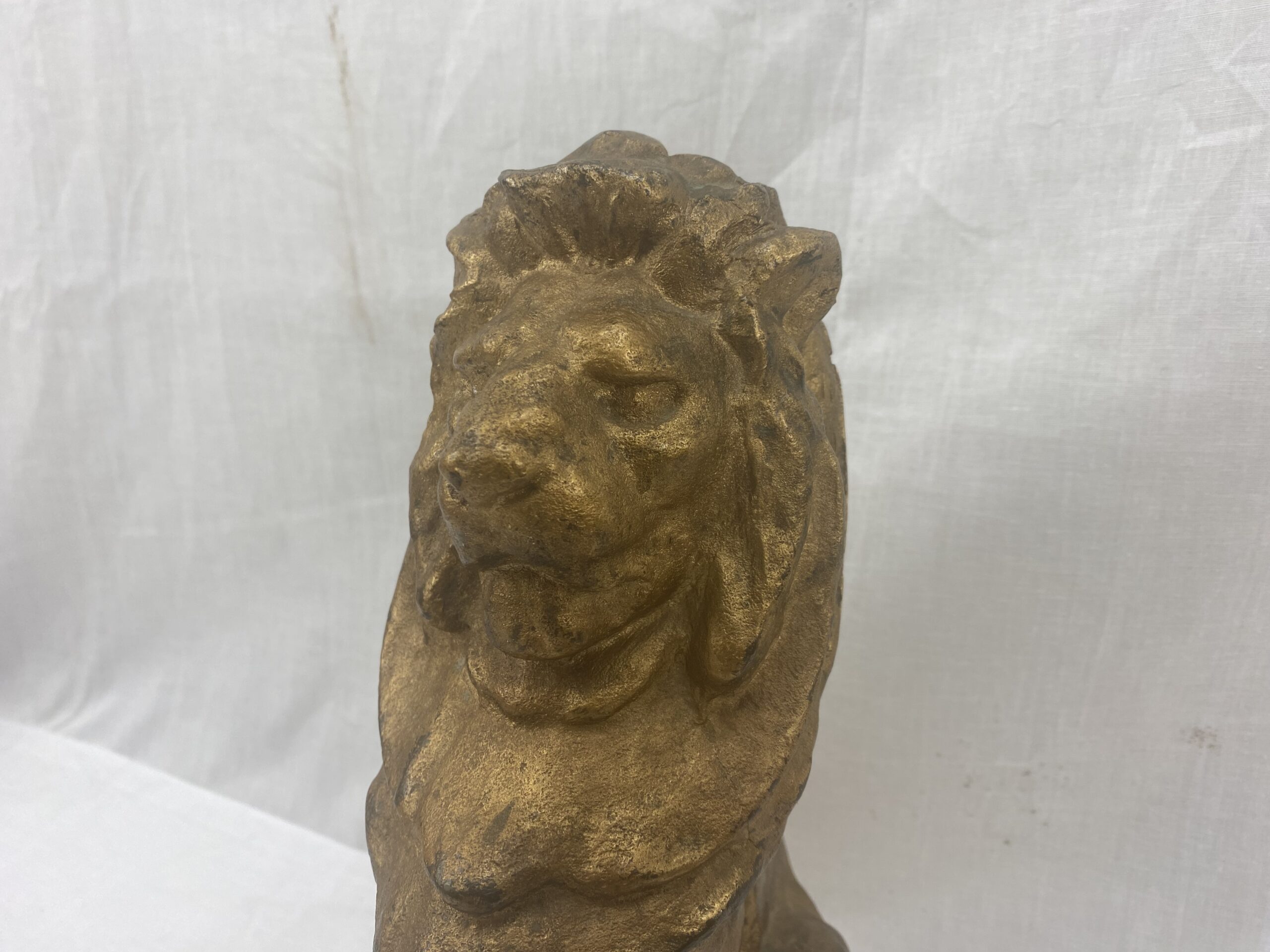 Royal Navy Bronze Sculpture 'Royalty Present' Lion Jackstaff - Image 2