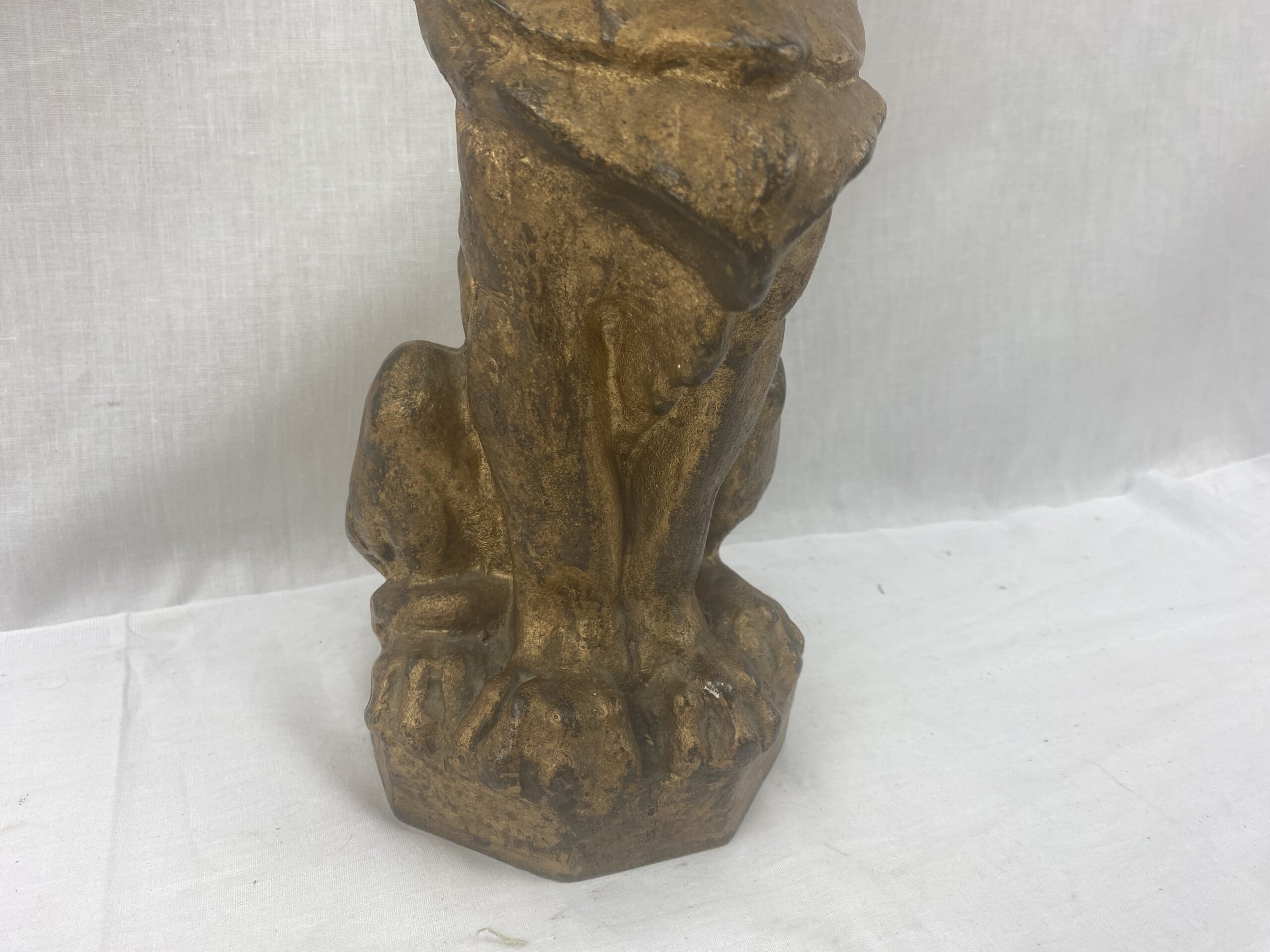 Royal Navy Bronze Sculpture 'Royalty Present' Lion Jackstaff - Image 3