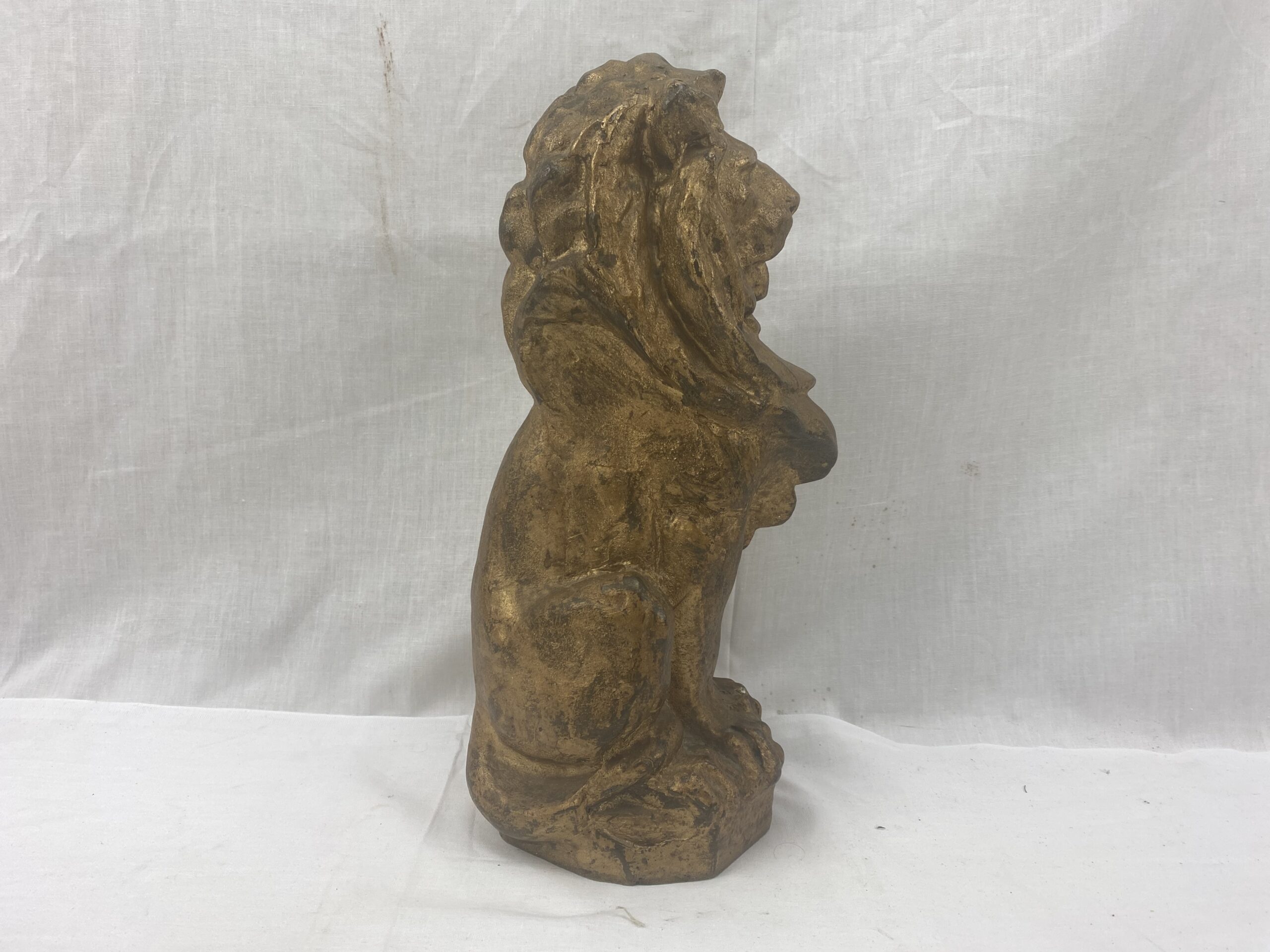 Royal Navy Bronze Sculpture 'Royalty Present' Lion Jackstaff - Image 4