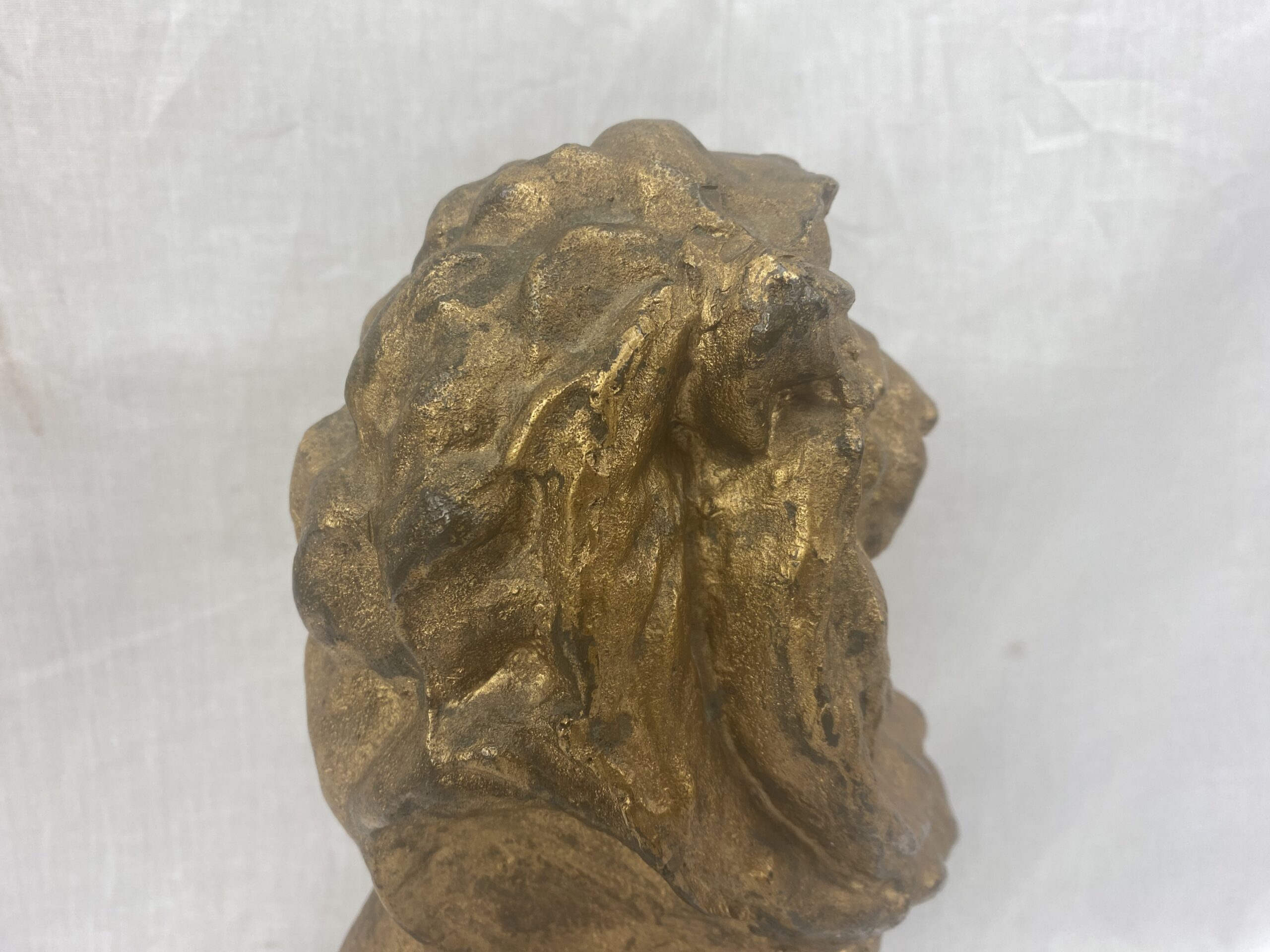 Royal Navy Bronze Sculpture 'Royalty Present' Lion Jackstaff - Image 5
