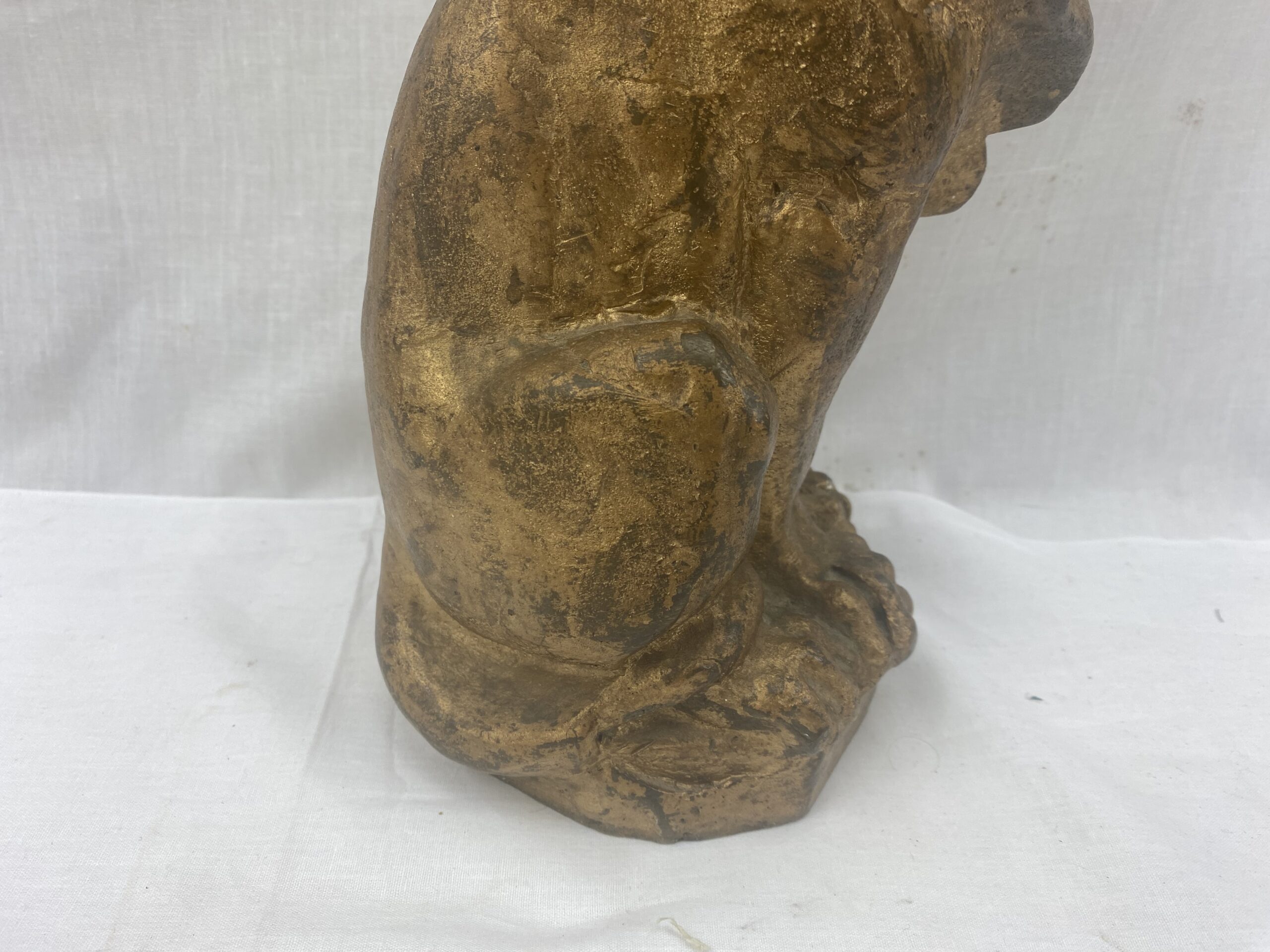 Royal Navy Bronze Sculpture 'Royalty Present' Lion Jackstaff - Image 6