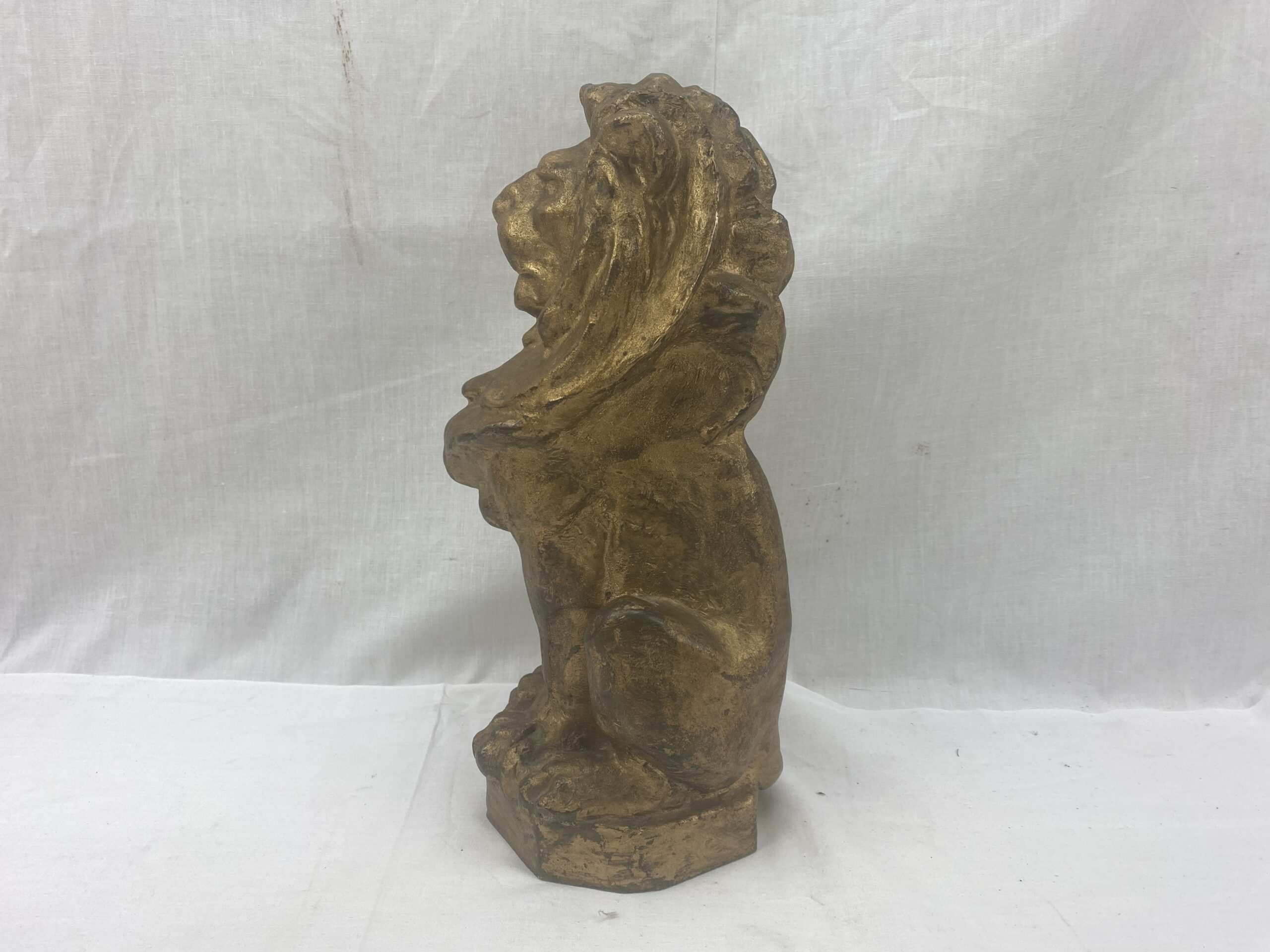 Royal Navy Bronze Sculpture 'Royalty Present' Lion Jackstaff - Image 8