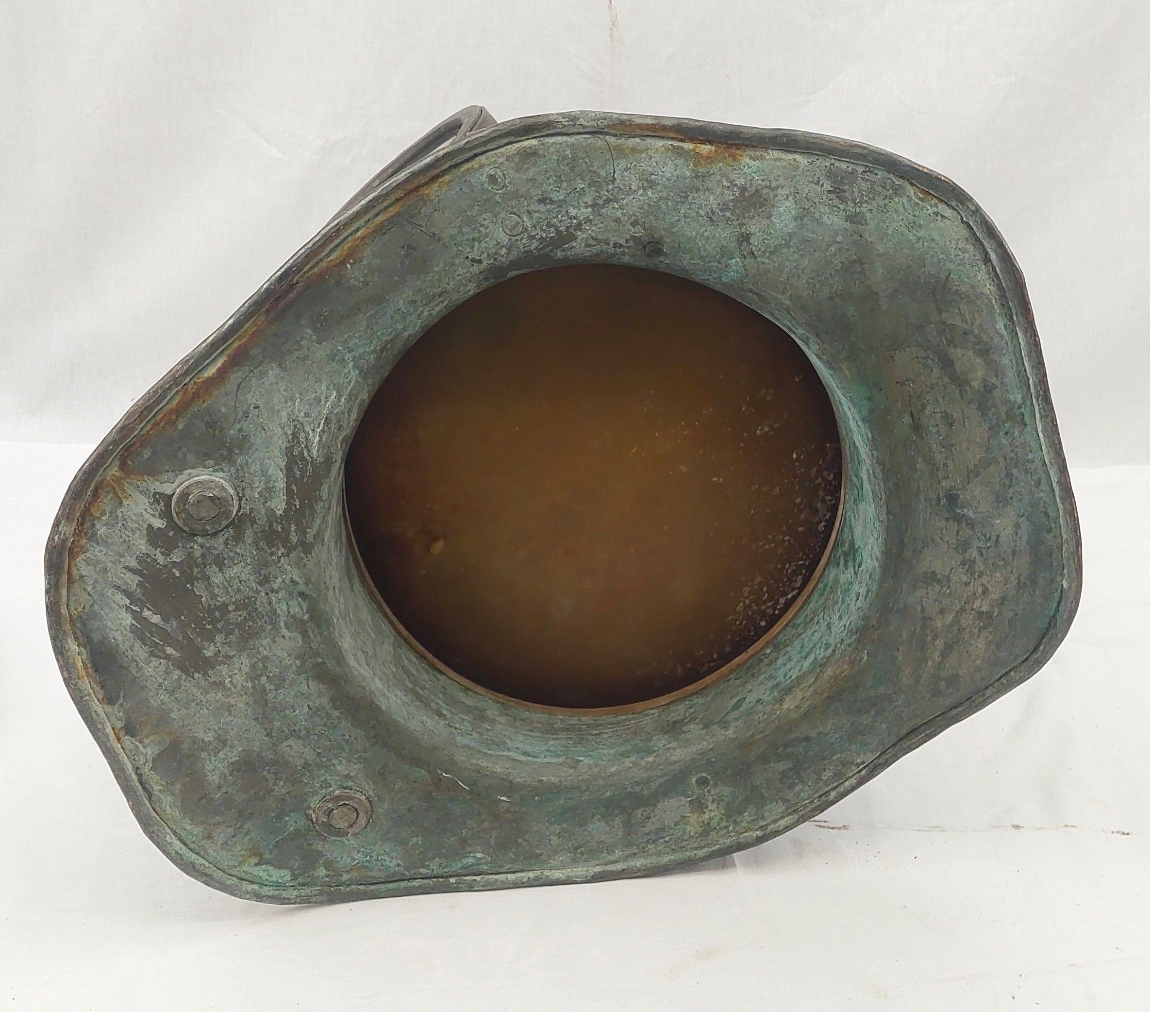 Russian 1974 Copper 3 Bolt Diving Helmet - Image 11