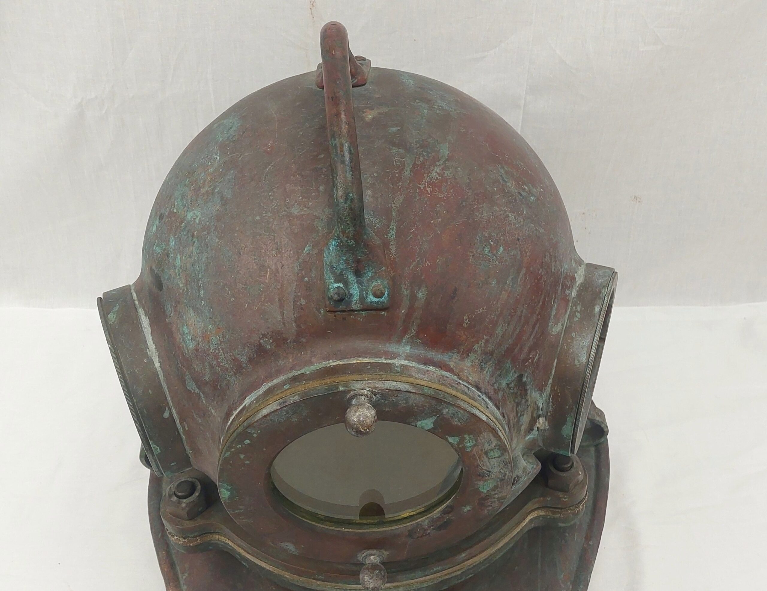 Russian 1974 Copper 3 Bolt Diving Helmet - Image 8