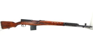 Russian, WW2, Self Loading Rifle - Tokarev STV40 with German waffenamt (Selbstladegewehr 259(r)), Made at Izhevsk, Dated 1940, Matching serial numbers, Deactivated