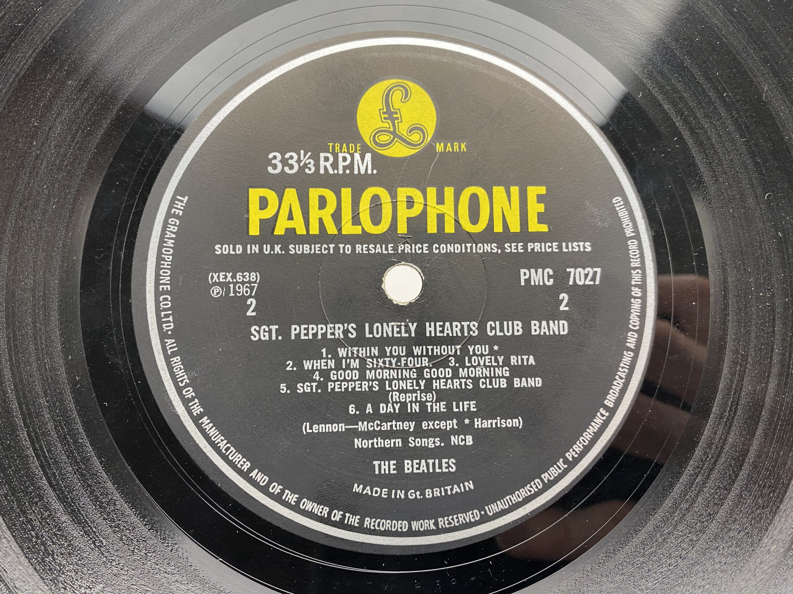 The Beatles Sgt. Peppers Lonely Hearts Club Band UK 1st Press Vinyl LP VG+/Ex+ - Image 24