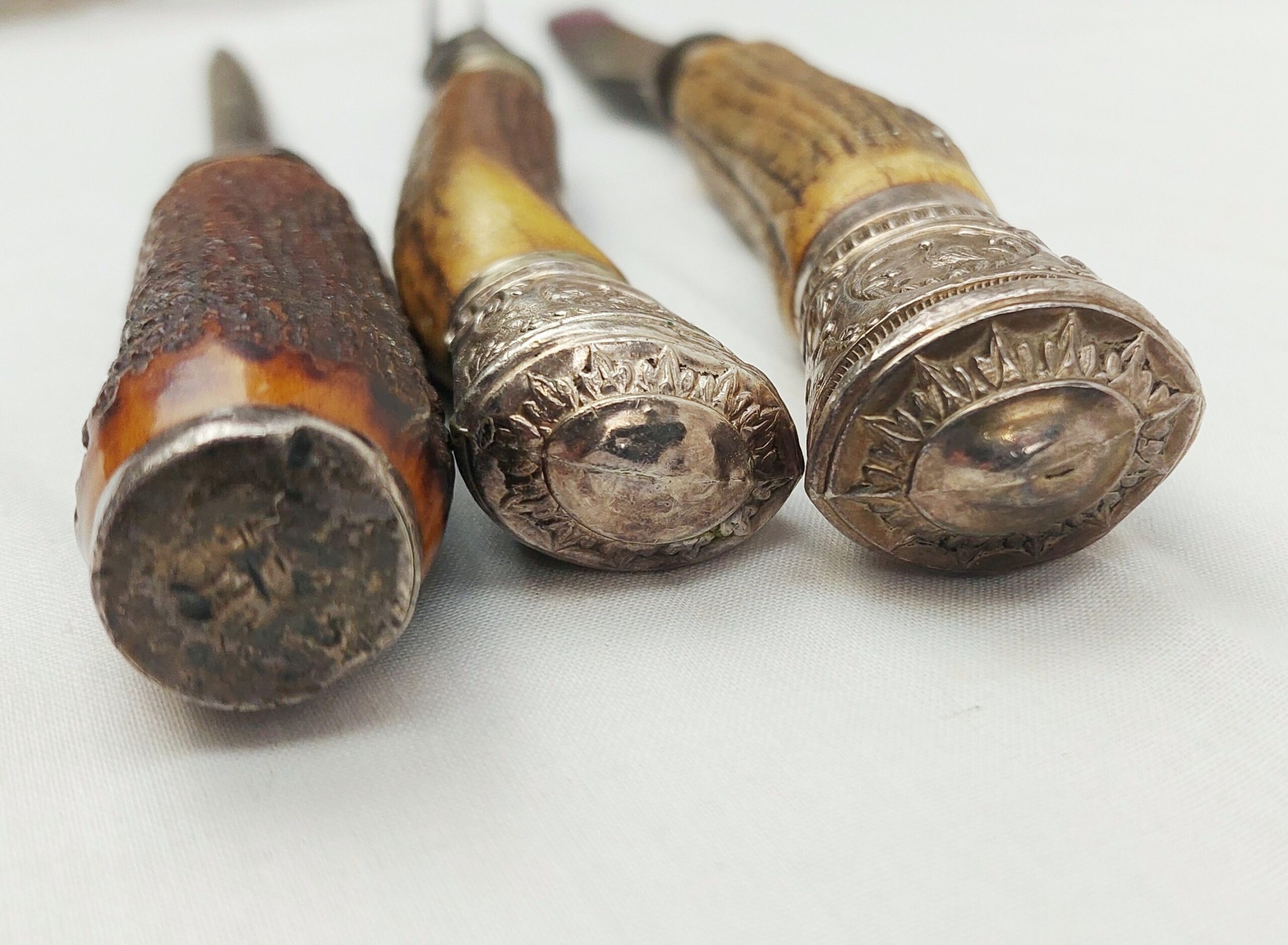 Victorian Silver Mounted Carving Set - Image 2