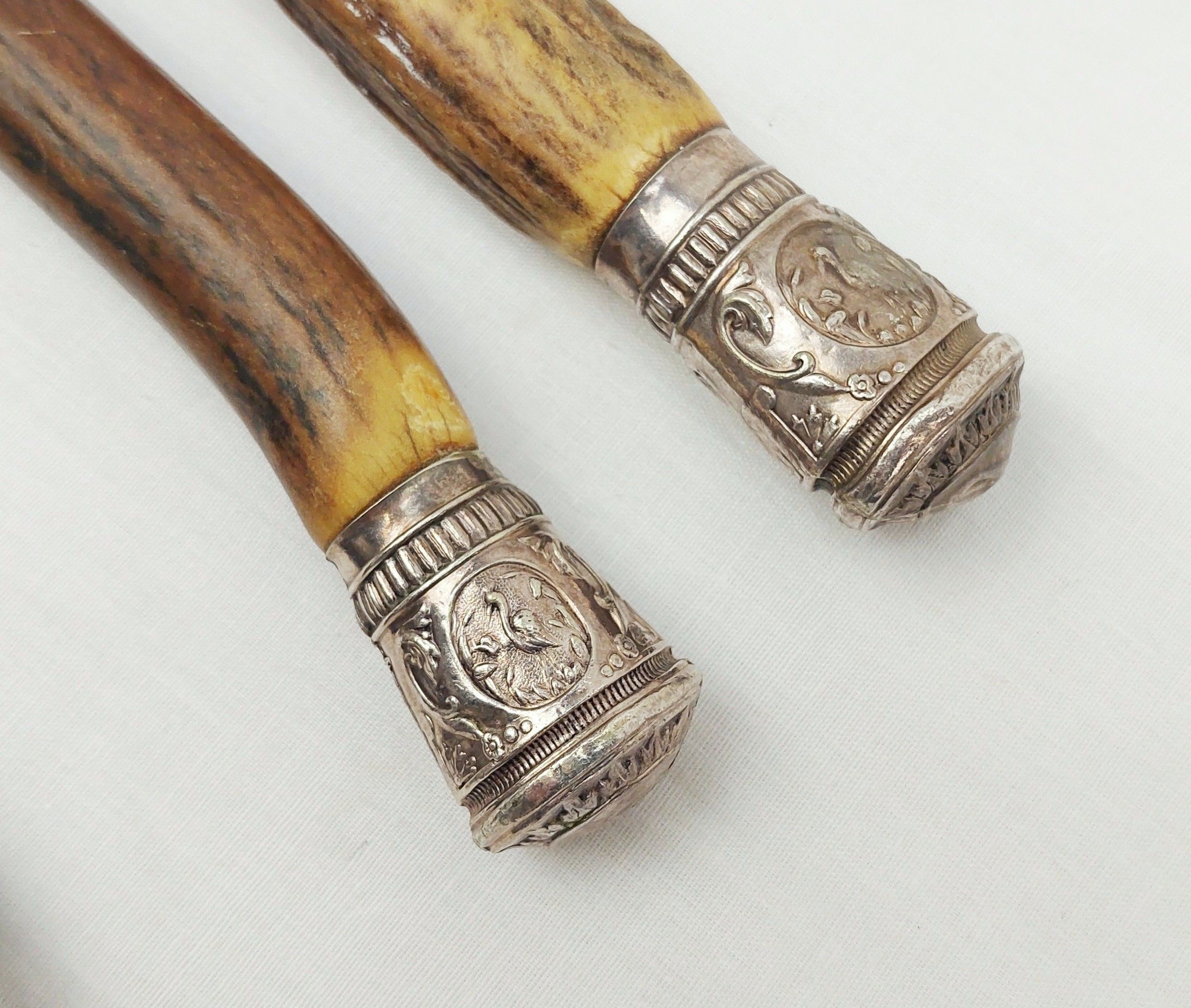 Victorian Silver Mounted Carving Set - Image 12