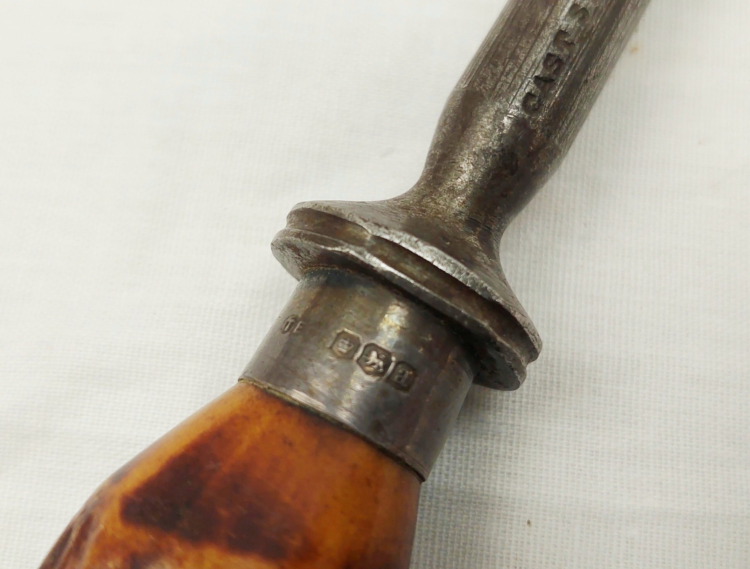 Victorian Silver Mounted Carving Set - Image 4