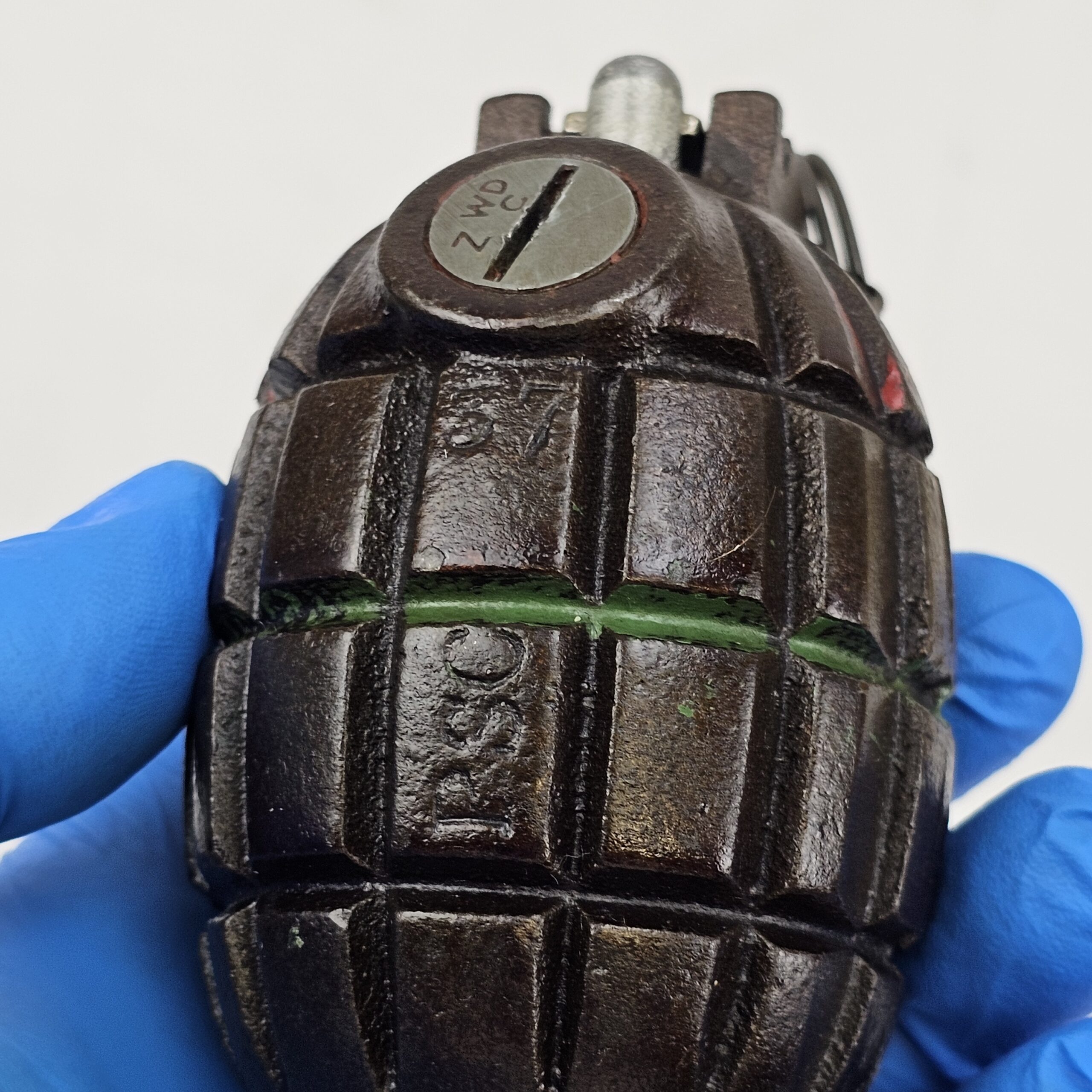 WW2 1940 Inert No. 36 MK1 British Mills Bomb by Parkinson Stone Company - Image 10