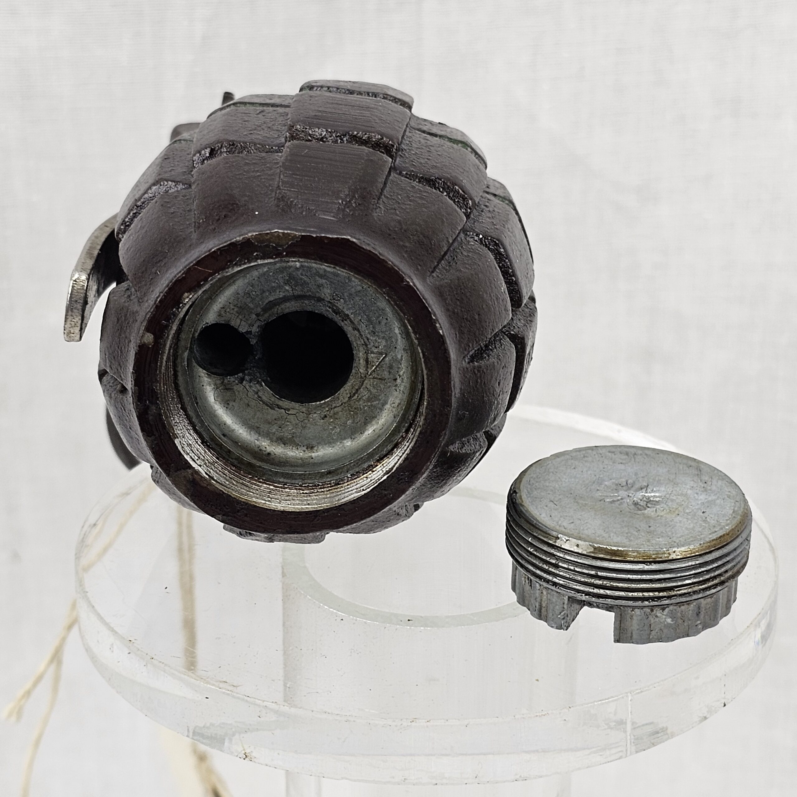 WW2 1940 Inert No. 36 MK1 British Mills Bomb by Parkinson Stone Company - Image 11